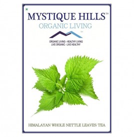 Mystique Hills Organic Living Himalayan Whole Nettle Leaves Tea  Box  100 grams